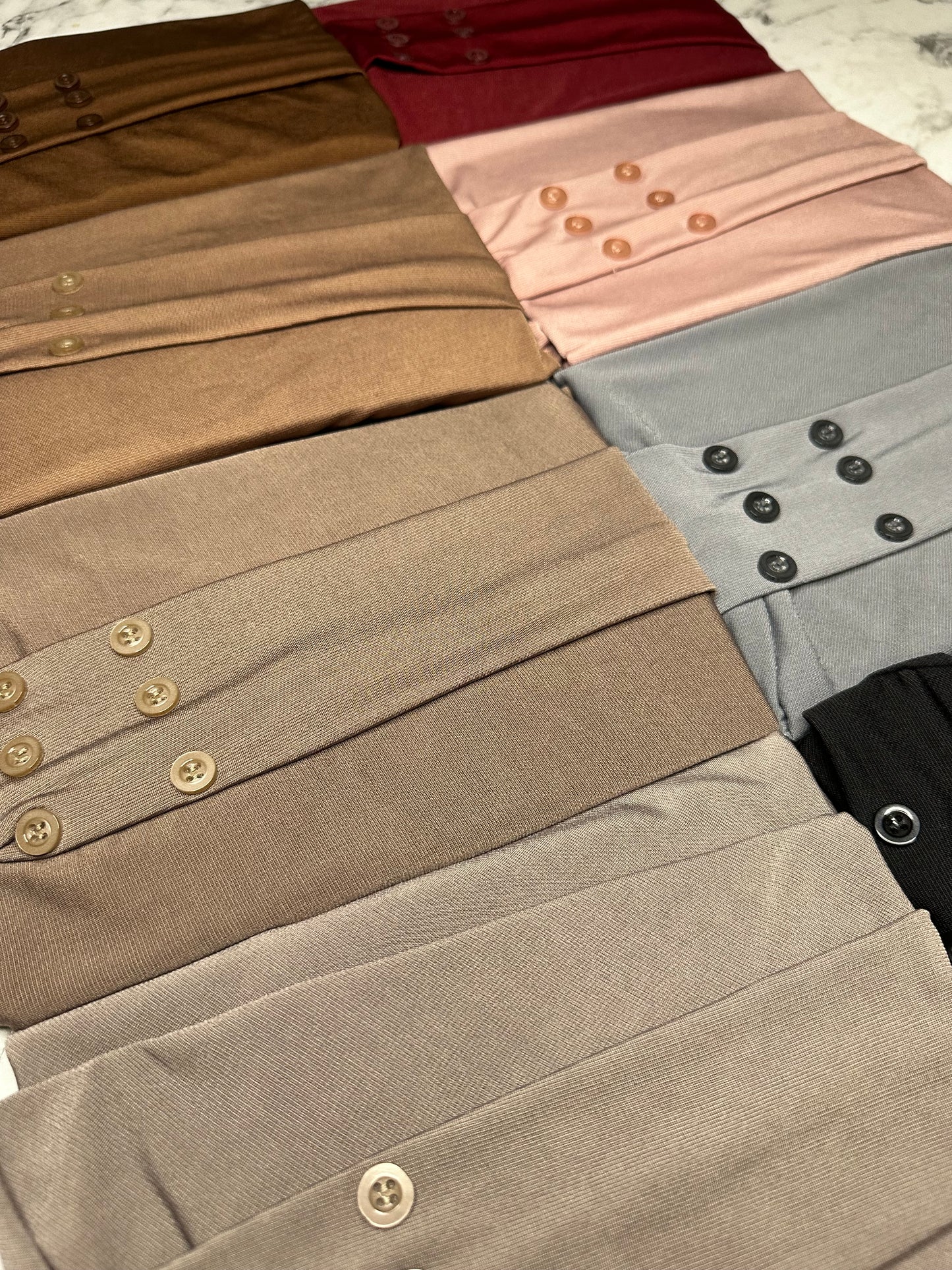 Hijab Cagoule Bouton Réglable – Jersey Premium