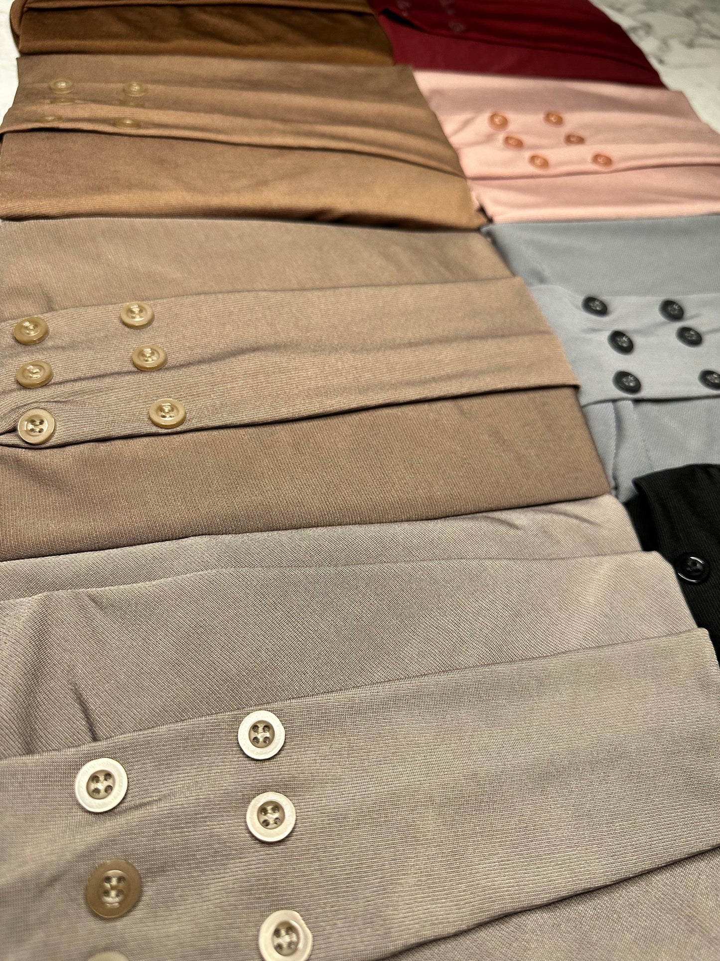 Hijab Cagoule Bouton Réglable – Jersey Premium