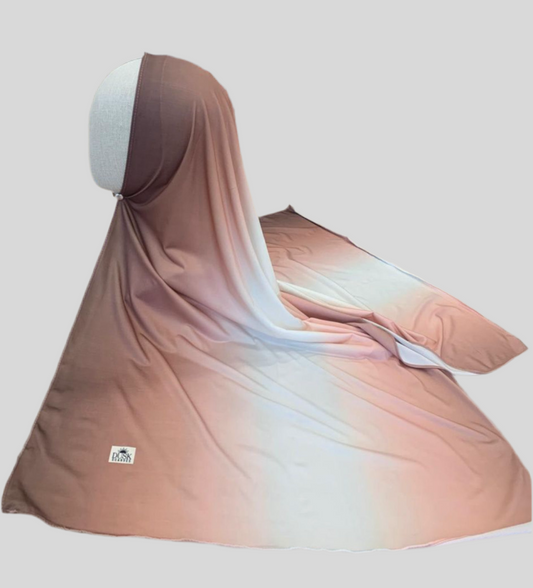Hijab Tie & Dye couleurs dégradées