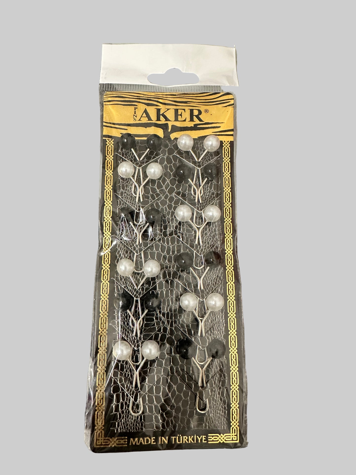 Pinces à hijab – Lot de 12 perles décoratives (sans trous)