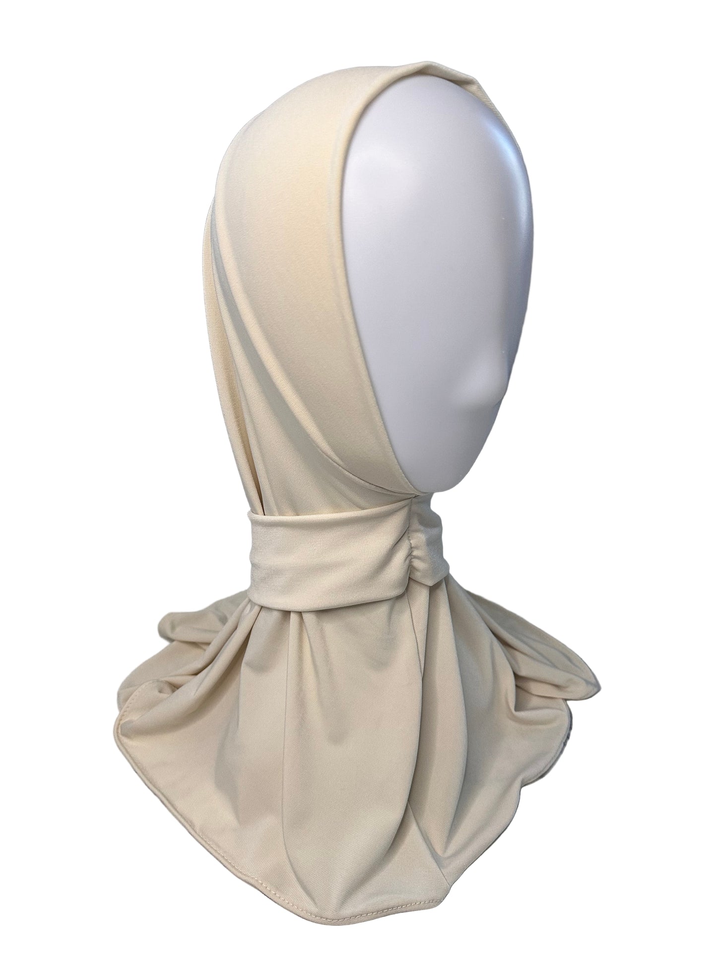 Hijab Cagoule Bouton Réglable – Jersey Premium