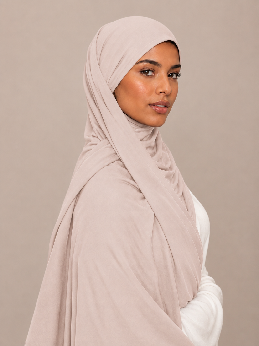 Hijab Jersey Premium de Luxe à Nouer
