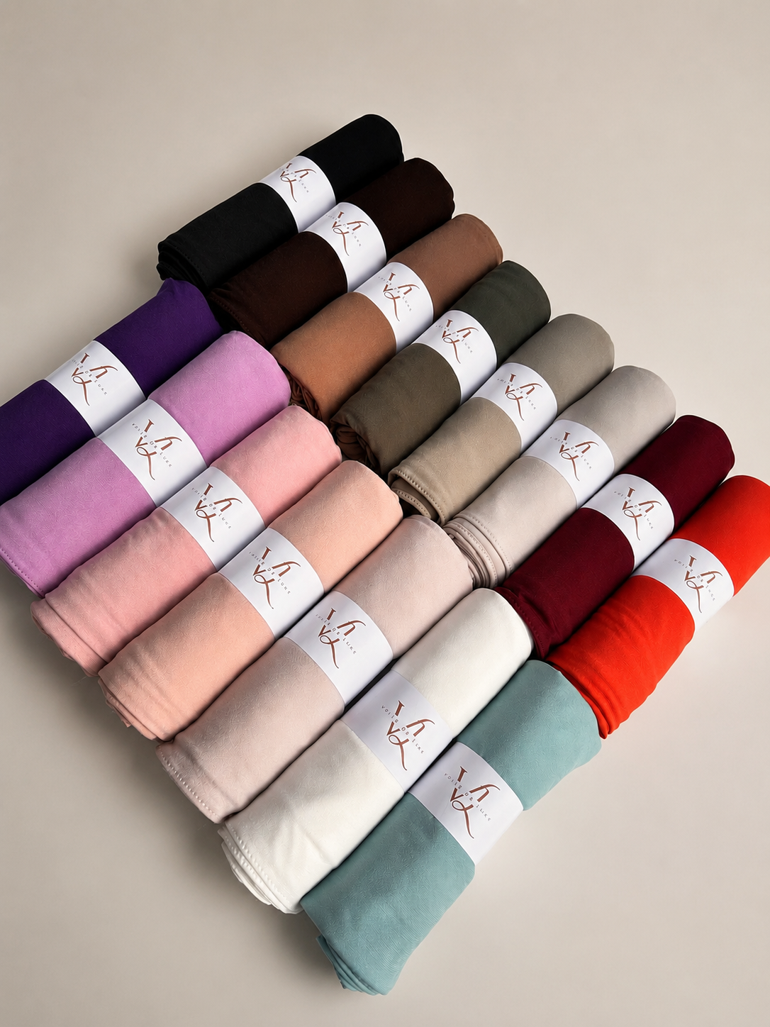 Hijab Jersey Premium de Luxe à Nouer