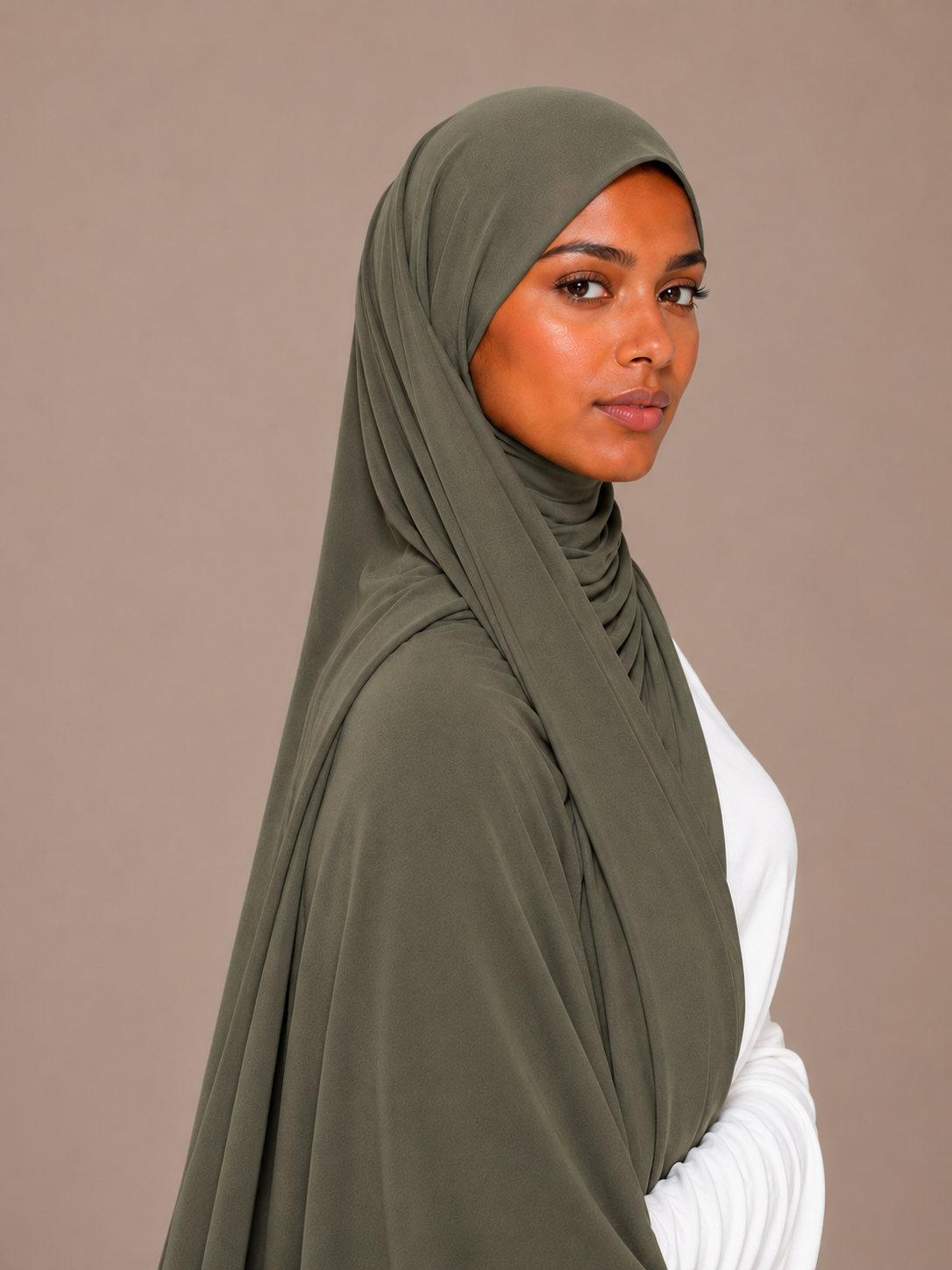 Hijab Jersey Premium de Luxe à Nouer