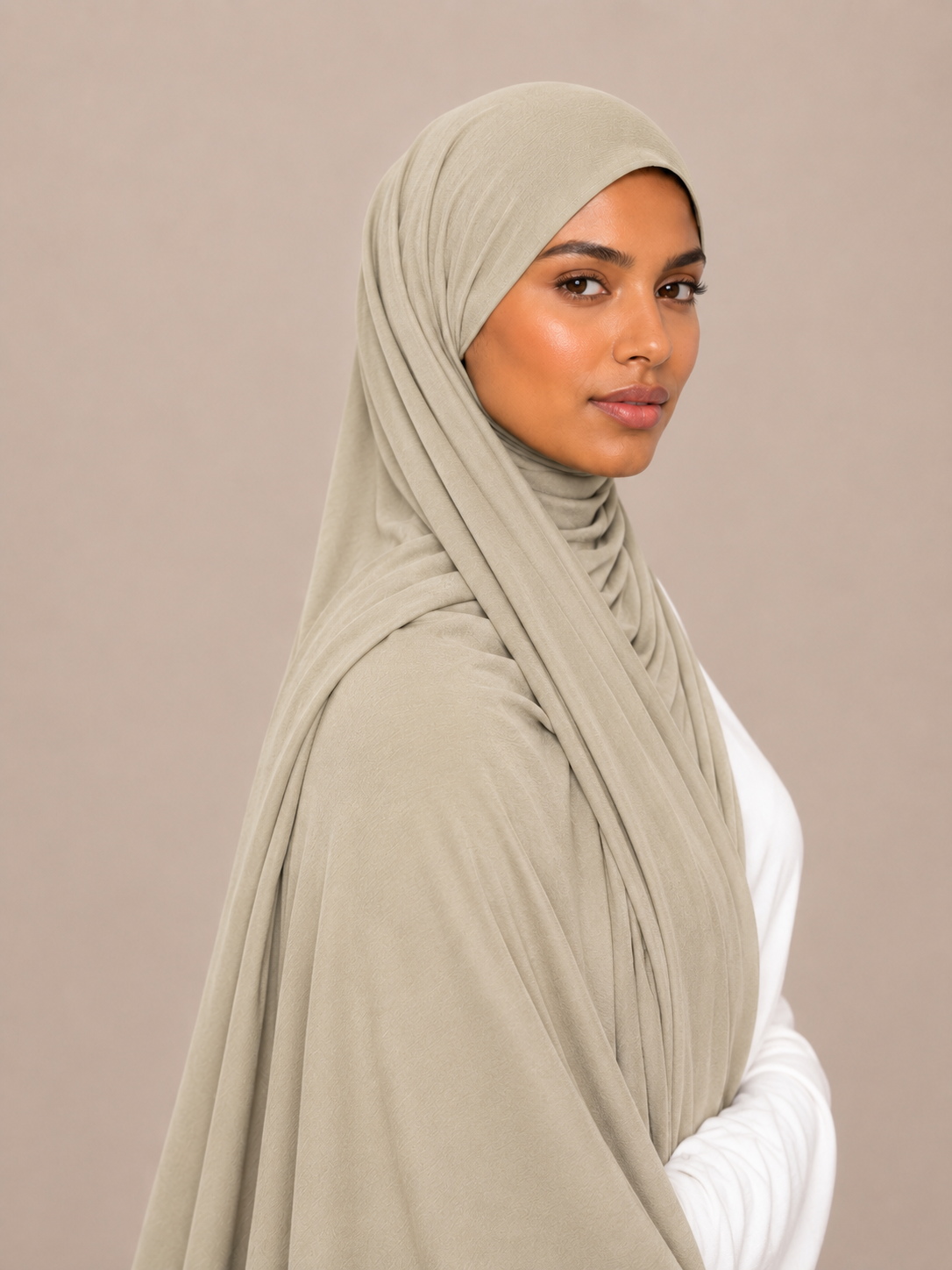 Hijab Jersey Premium de Luxe à Nouer