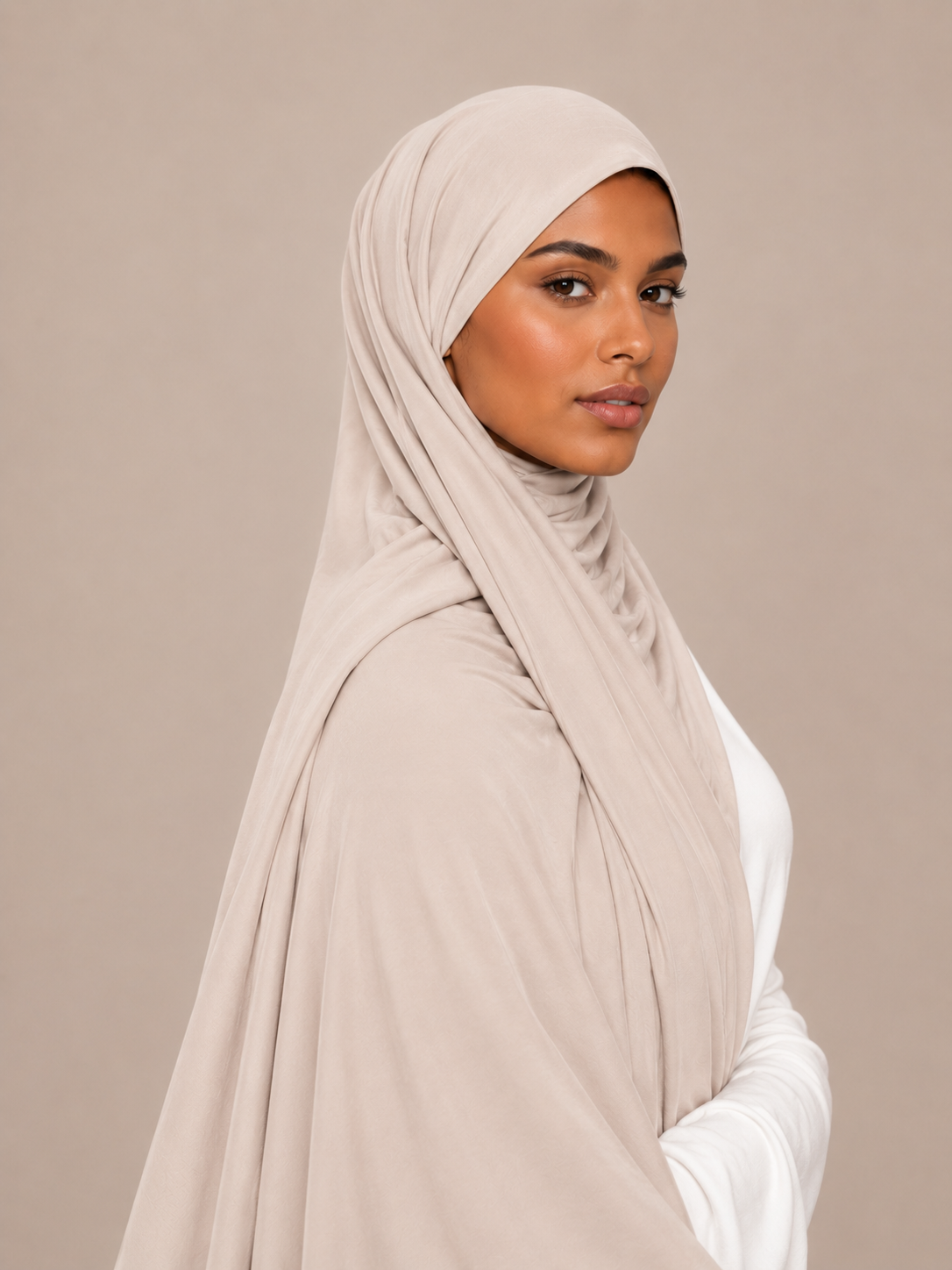 Hijab Jersey Premium de Luxe à Nouer