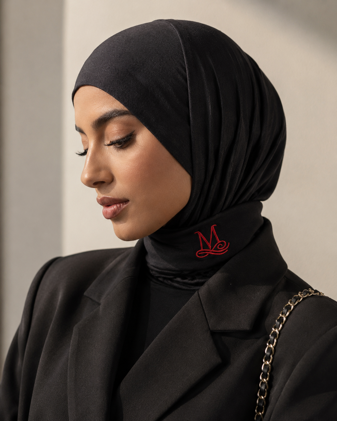 Hijab Cagoule Broderie M