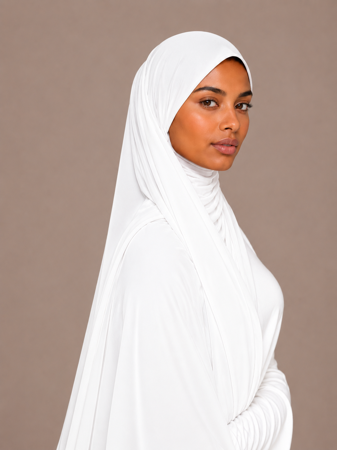 Hijab Jersey Premium de Luxe à Nouer