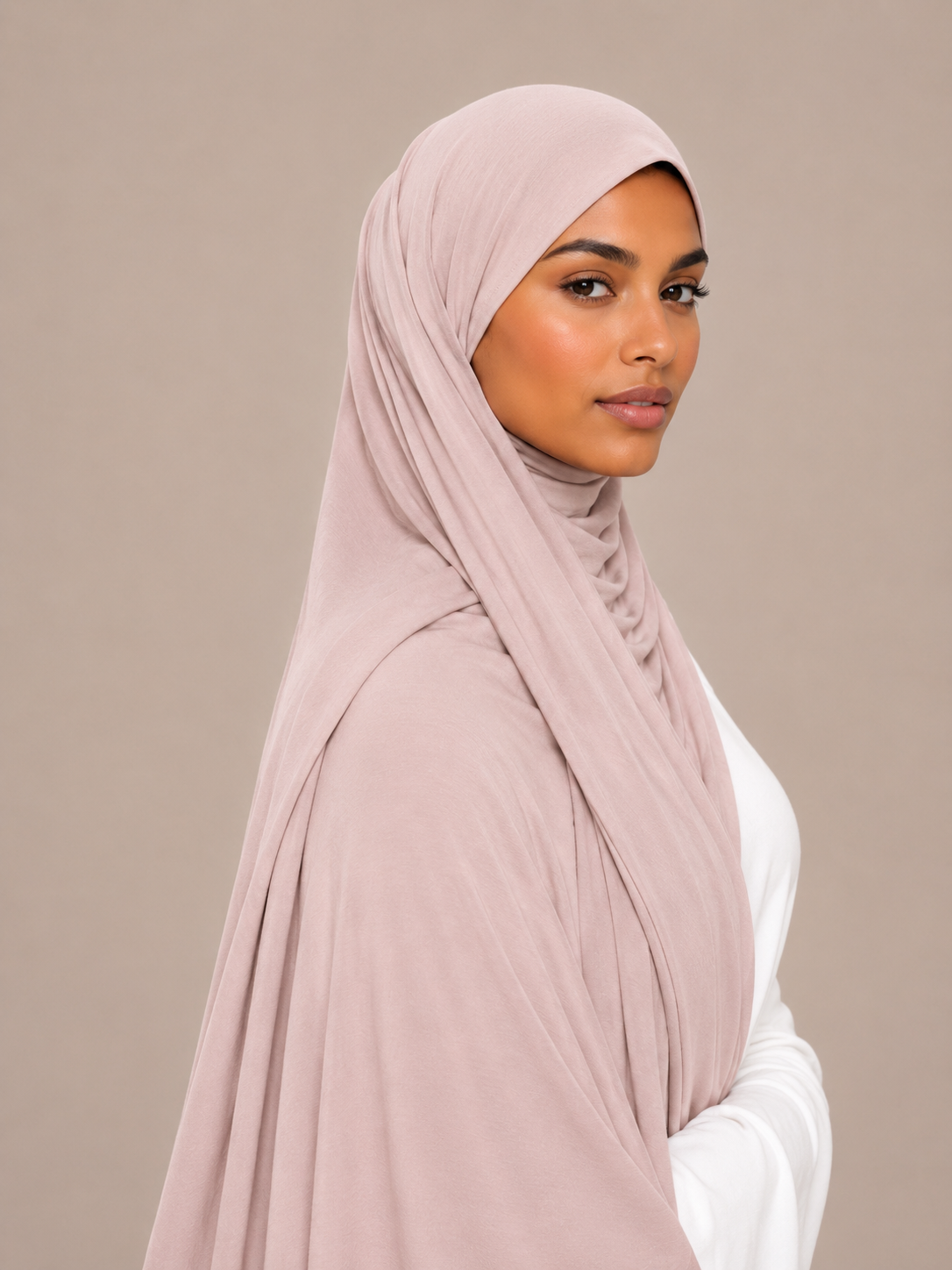 Hijab Jersey Premium de Luxe à Nouer