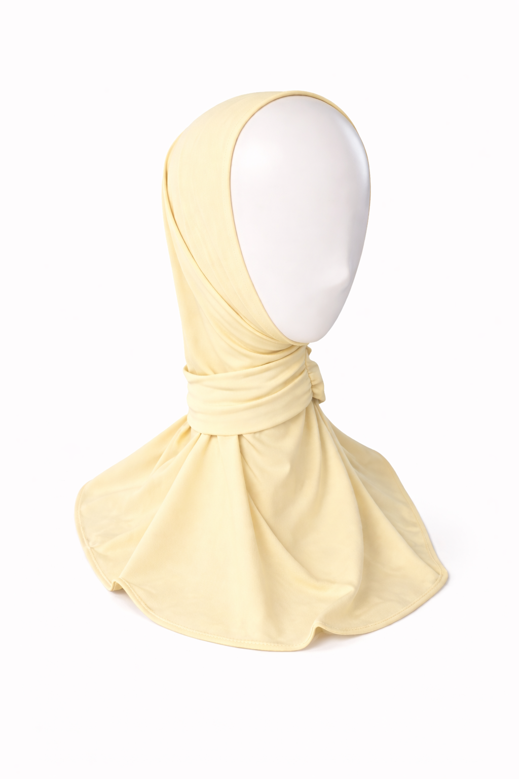 Cagoule Hijab en Jersey Premium –  3 Boutons Arrière