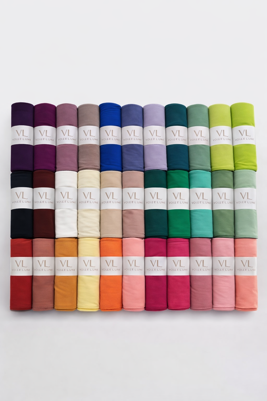 Hijab Jersey Premium simple disponible en 54 couleurs