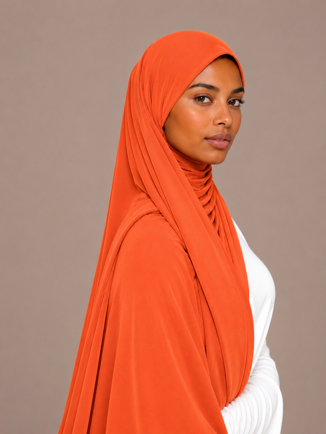 Hijab Jersey Premium de Luxe à Nouer