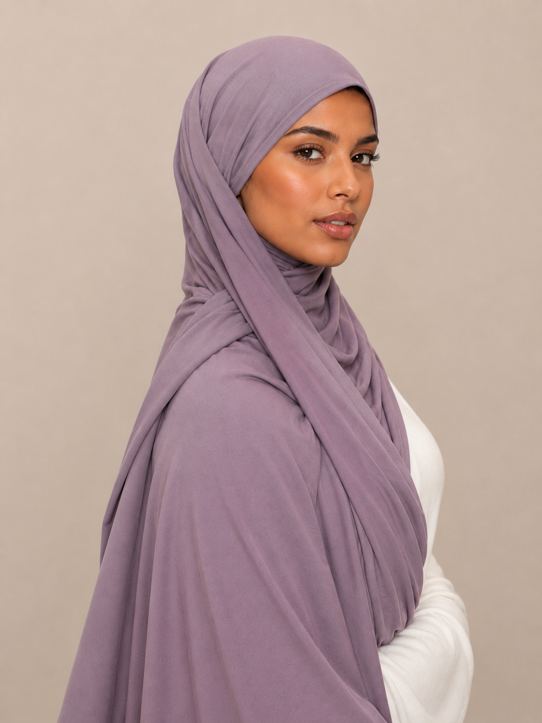 Hijab Jersey Premium de Luxe à Nouer