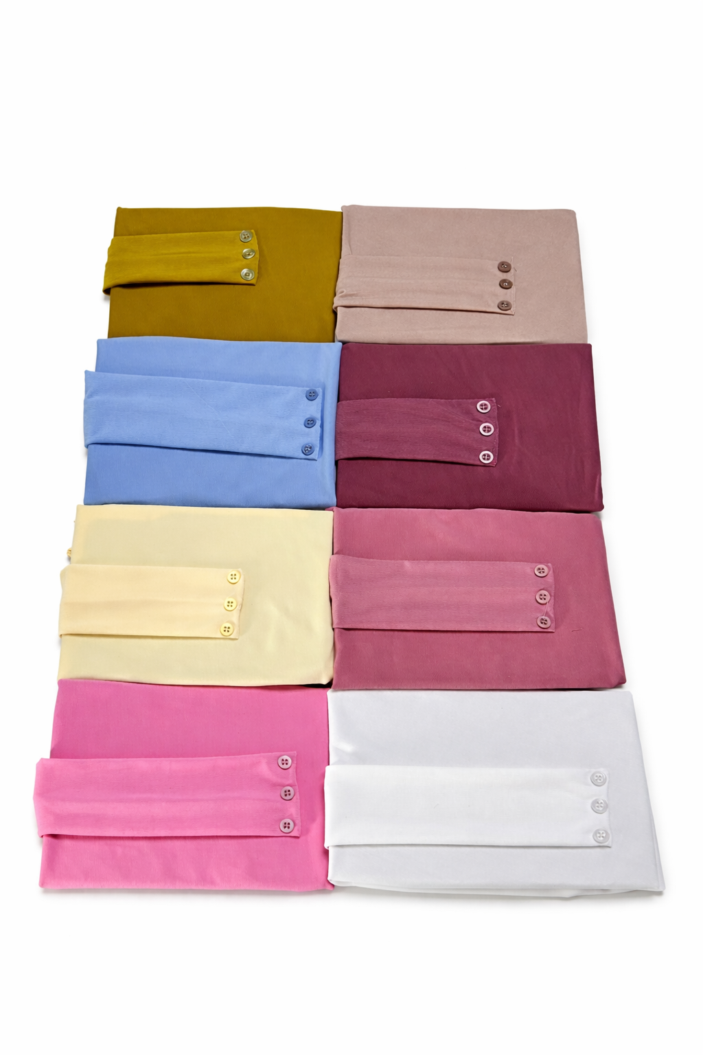 Cagoule Hijab en Jersey Premium –  3 Boutons Arrière