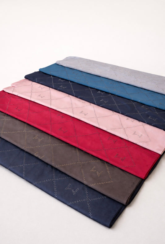 Hijab Jersey Liquid Strass M ton sur ton