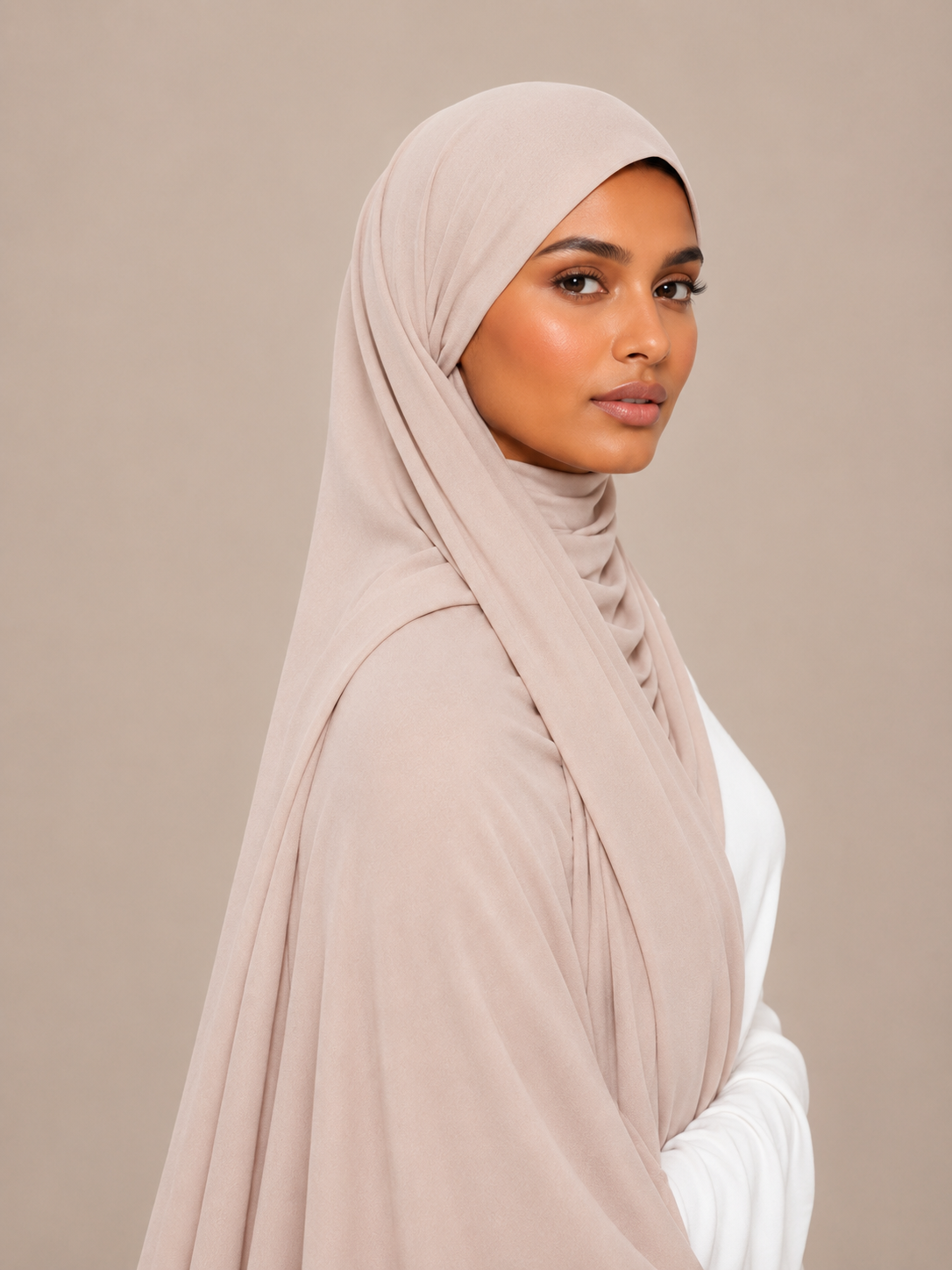 Hijab Jersey Premium de Luxe à Nouer