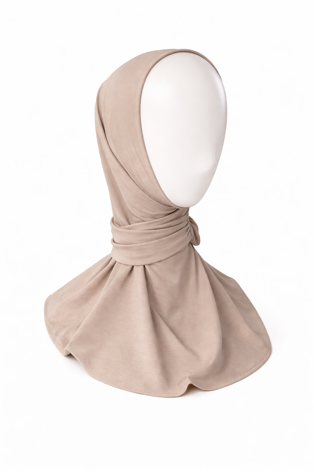 Cagoule Hijab en Jersey Premium –  3 Boutons Arrière