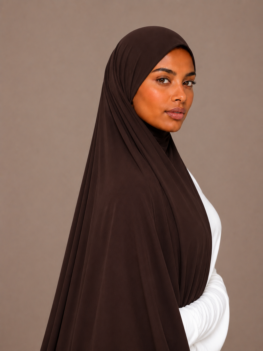 Hijab Jersey Premium de Luxe à Nouer